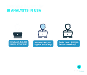 Business Intelligence Analyst Salary in USA ? Years of Experience